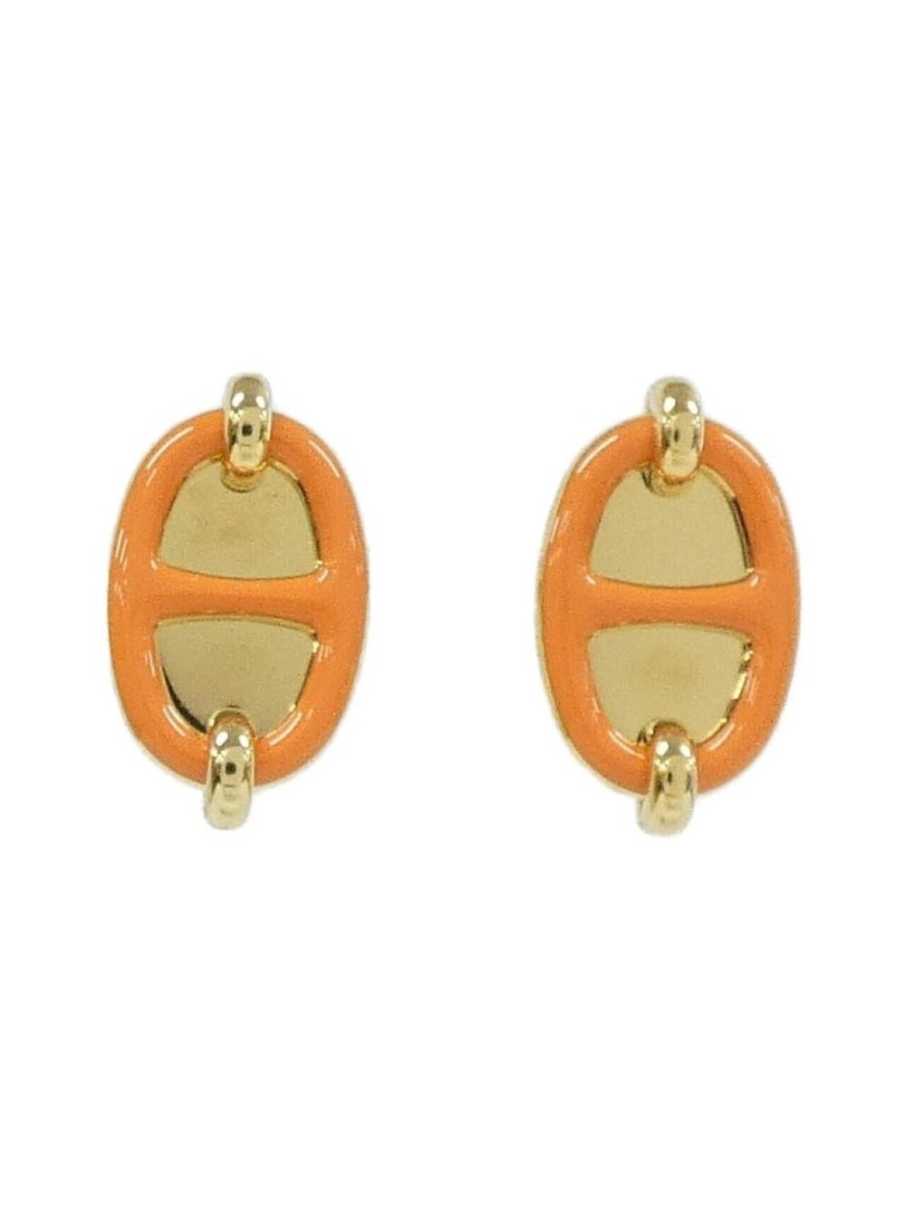 Hermes Mini Maillon Earrings